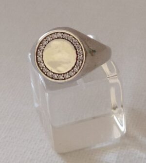 Δαχτυλίδι Ασήμι Β925 με ζιργκόν