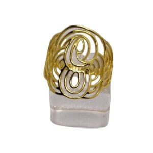 Δαχτυλίδι Ασήμι Β925 χρυσό