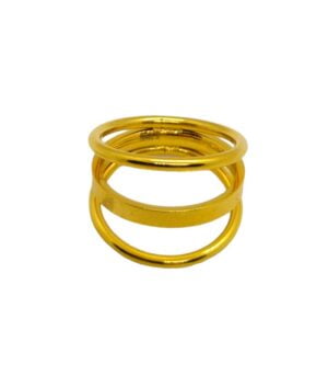 Δαχτυλίδι Ατσάλι χρυσό