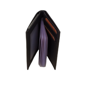 Lavor 1-3265 Ανδρικό δερμάτινο Πορτοφόλι Καρτών RFID Μαύρο