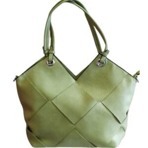 Τσάντα συνθετικό δέρμα Πράσινο χρώμα