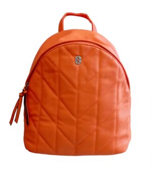 Τσάντα Πλάτης Bag to Bag συνθετικό δέρμα Πορτοκαλί χρώμα