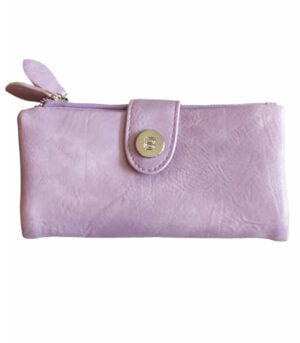 Γυναικείο Πορτοφόλι Bag to Bag συνθετικό δέρμα Μωβ χρώμα