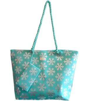 Τσάντα Θαλάσσης Bag to Bag Υφασμάτινη (Καραβόπανο) Πράσινο χρώμα