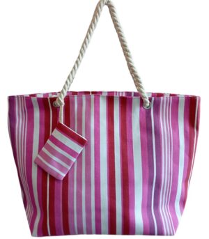 Τσάντα Θαλάσσης Bag to Bag Υφασμάτινη (Καραβόπανο) Φούξια χρώμα