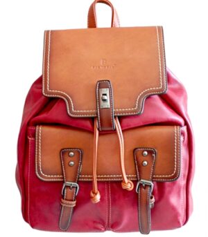 Τσάντα Πλάτης Bag to Bag συνθετικό δέρμα Κόκκινο χρώμα