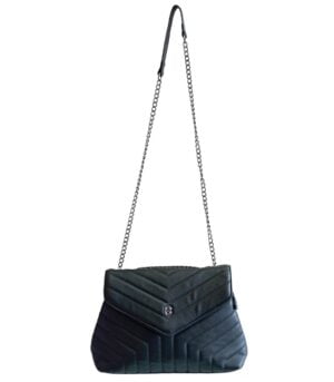 Τσάντα Bag to Bag συνθετικό δέρμα Μαύρο χρώμα
