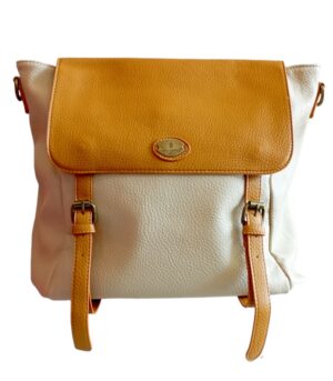 Τσάντα Πλάτης Bag to Bag συνθετικό δέρμα Μπεζ-Καφέ χρώμα