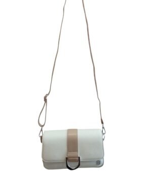 Τσαντάκι χιαστί Bag to Bag συνθετικό δέρμα Λευκό χρώμα