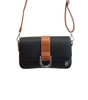 Τσαντάκι χιαστί Bag to Bag συνθετικό δέρμα Μαύρο χρώμα