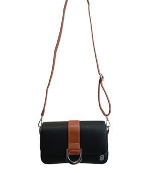 Τσαντάκι χιαστί Bag to Bag συνθετικό δέρμα Μαύρο χρώμα