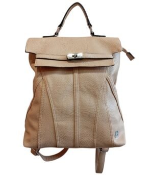 Τσάντα Πλάτης Bag to Bag συνθετικό δέρμα Μπεζ χρώμα