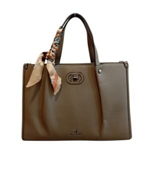 Τσάντα Bag to Bag συνθετικό δέρμα Μπεζ-Καφέ χρώμα