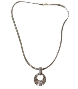 Κολιέ Ατσάλι Ασημί χρώμα