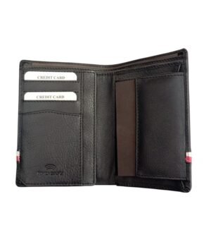 Ανδρικό δερμάτινο Πορτοφόλι Daston RFID Μαύρο