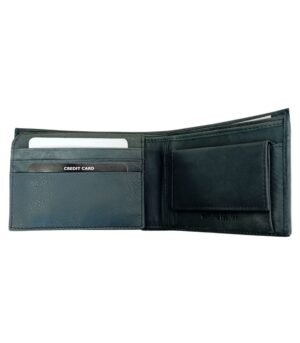 Ανδρικό δερμάτινο Πορτοφόλι Daston RFID Μπλέ
