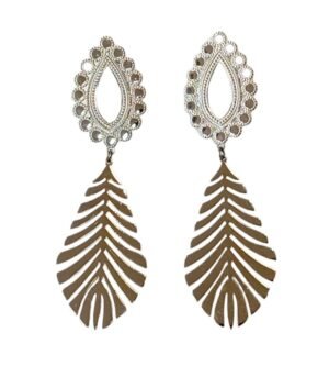 Σκουλαρίκια Ατσάλι Ασημί χρώμα