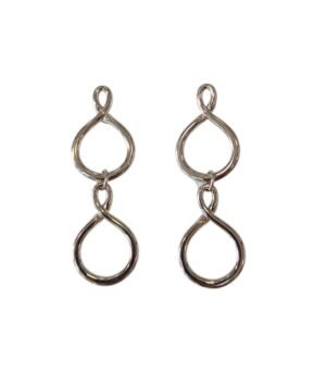 Σκουλαρίκια Ατσάλι Ασημί χρώμα