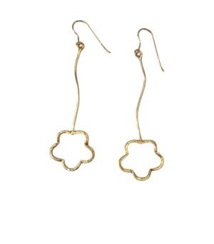 Σκουλαρίκια Χειροποίητα Ασήμι Β925 χρυσό