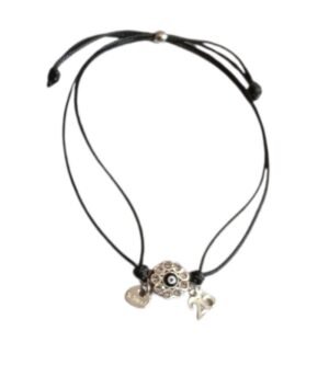 Βραχιόλι Ατσάλι Γούρι 2026 Ασημί χρώμα