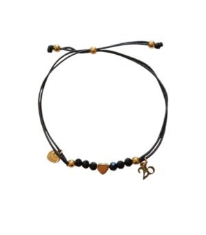 Βραχιόλι Ατσάλι Γούρι 2026 Χρυσό