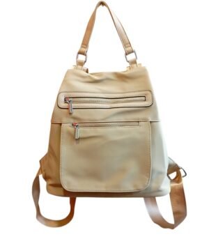 Τσάντα Πλάτης Bag to Bag συνθετικό δέρμα Μπεζ χρώμα