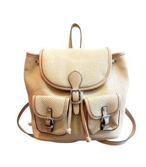 Τσάντα Πλάτης Bag to Bag συνθετικό δέρμα Μπεζ χρώμα