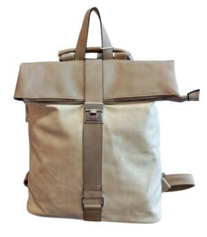 Τσάντα Πλάτης Bag to Bag συνθετικό δέρμα Μπεζ χρώμα