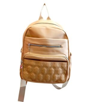 Τσάντα Πλάτης Bag to Bag συνθετικό δέρμα Μπεζ χρώμα