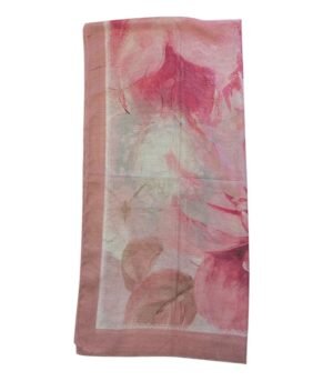 Πασμίνα Φουλάρι βισκόζ Ροζ χρώμα