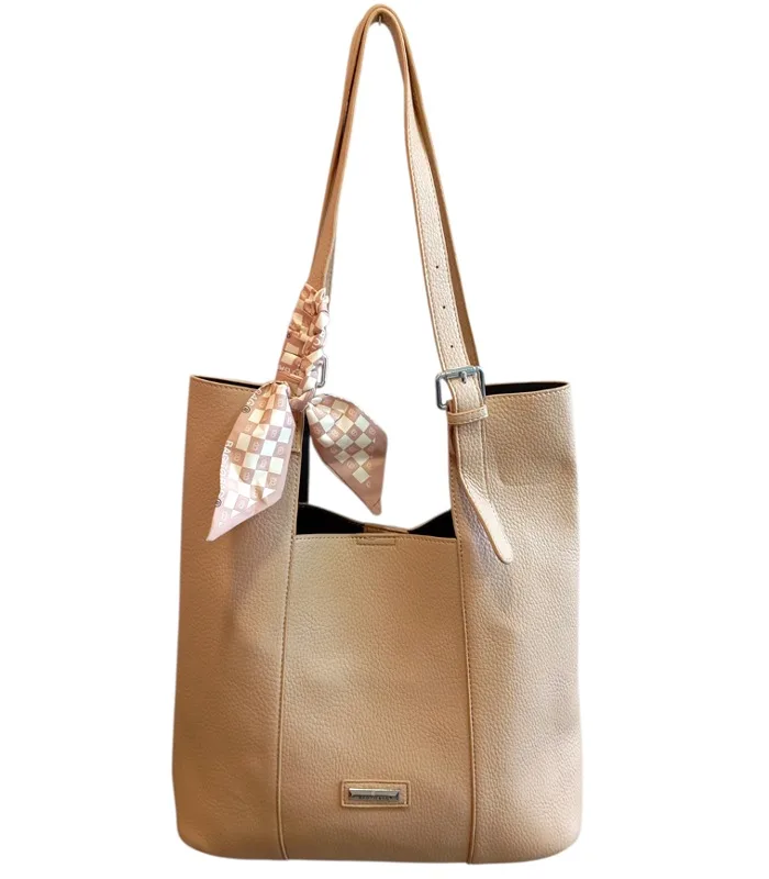 Τσάντα Bag to Bag συνθετικό δέρμα Μπεζ χρώμα