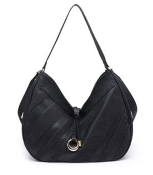 Τσάντα Bag to Bag συνθετικό δέρμα Μαύρο χρώμα