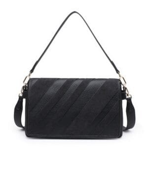 Τσάντα Bag to Bag συνθετικό δέρμα Μαύρο χρώμα
