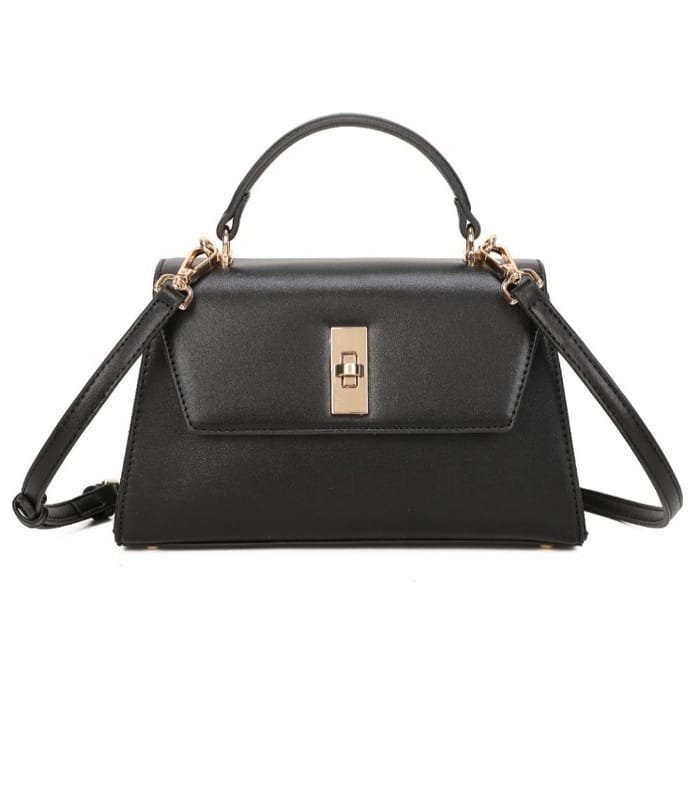 Τσάντα Bag to Bag συνθετικό δέρμα Μαύρο χρώμα