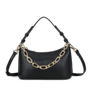 Τσάντα Bag to Bag συνθετικό δέρμα Μαύρο χρώμα