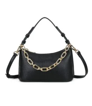 Τσάντα Bag to Bag συνθετικό δέρμα Μαύρο χρώμα