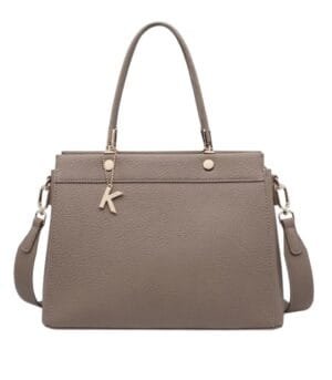 Τσάντα Bag to Bag συνθετικό δέρμα Πούρο/Taupe χρώμα