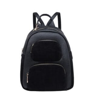 Τσάντα Πλάτης Bag to Bag συνθετικό δέρμα-σουέτ Μαύρο χρώμα
