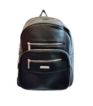 Τσάντα πλάτης Bag to Bag συνθετικό δέρμα Μαύρο χρώμα
