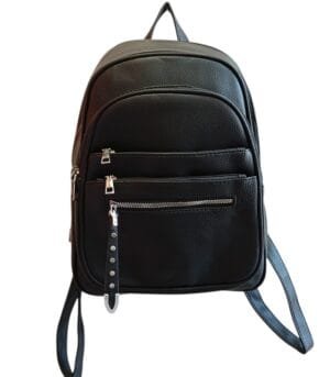 Τσάντα πλάτης Bag to Bag συνθετικό δέρμα Μαύρο χρώμα