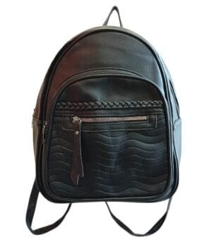 Τσάντα πλάτης Bag to Bag συνθετικό δέρμα Μαύρο χρώμα