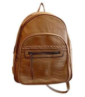 Τσάντα Πλάτης Bag to Bag συνθετικό δέρμα Πούρο/Taupe χρώμα