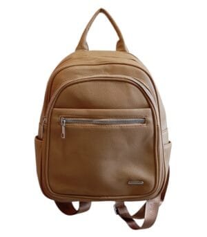 Τσάντα Πλάτης Bag to Bag συνθετικό δέρμα Πούρο/Taupe χρώμα