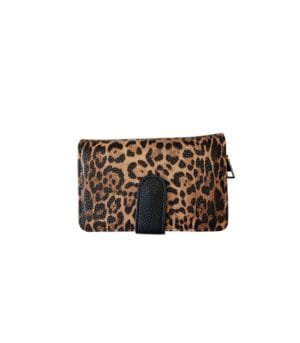 Γυναικείο Πορτοφόλι Bag to Bag συνθετικό δέρμα Καφέ Λεοπάρ χρώμα