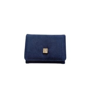 Γυναικείο Πορτοφόλι Bag to Bag συνθετικό δέρμα-σουέτ Μπλέ χρώμα