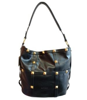 Τσάντα Bag to Bag συνθετικό δέρμα Μαύρο χρώμα